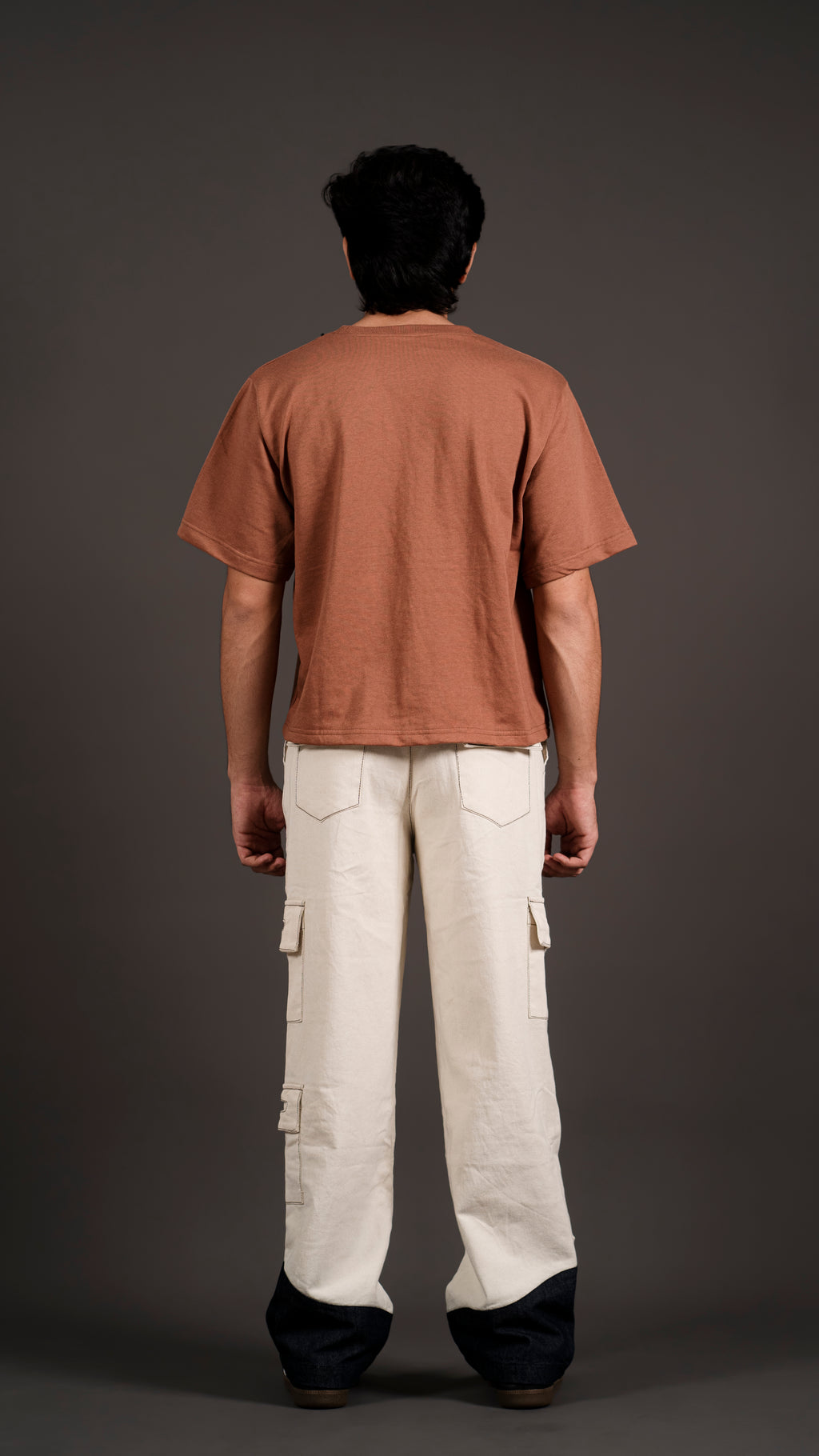 DENIM FLAP SE CARGO PANT/ BEIGE