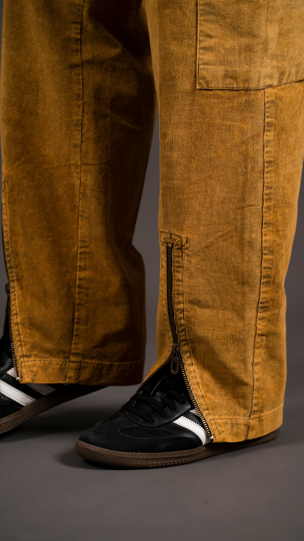 70'S AMBER GOLD CORDUROY PANT