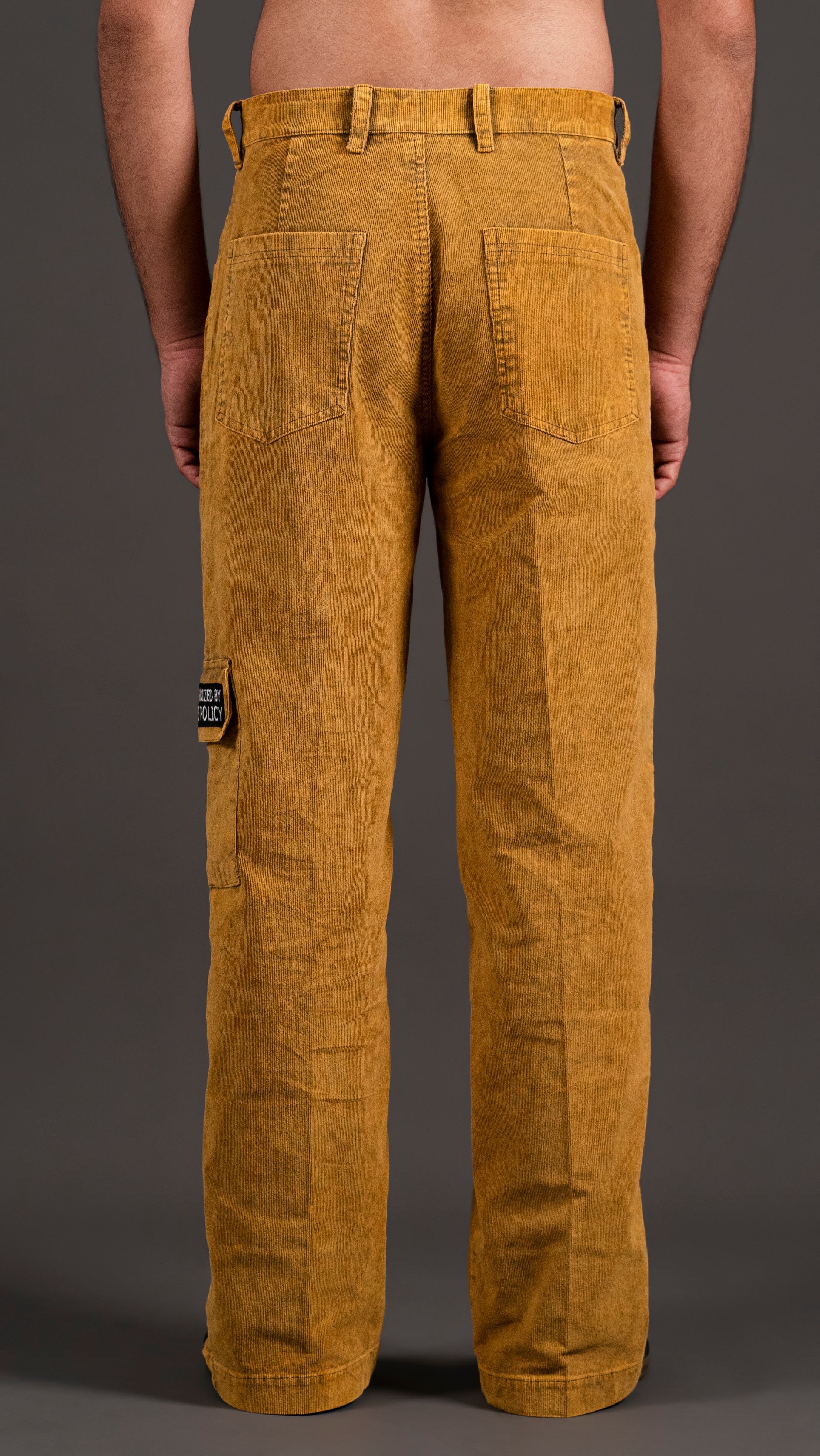 70'S AMBER GOLD CORDUROY PANT